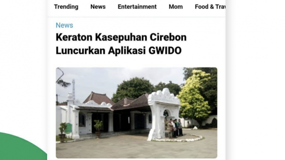 Keraton Kasepuhan Cirebon meluncurkan Aplikasi GWIDO